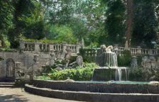 Villa Lante, Bagnaia, Lazio, Italy, 1925. Creator: Frances Benjamin Johnston