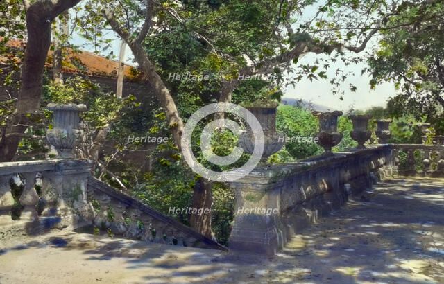 Villa Lante, Bagnaia, Lazio, Italy, 1925. Creator: Frances Benjamin Johnston.