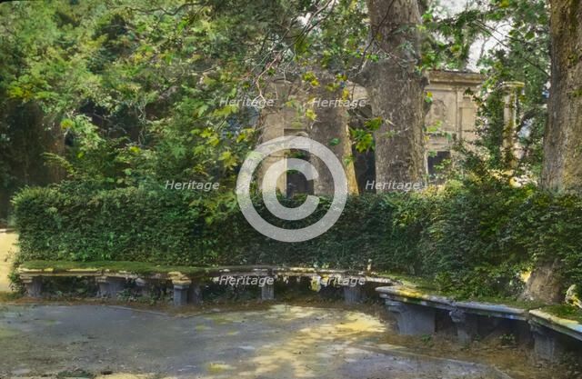 Villa Lante, Bagnaia, Lazio, Italy, 1925. Creator: Frances Benjamin Johnston.