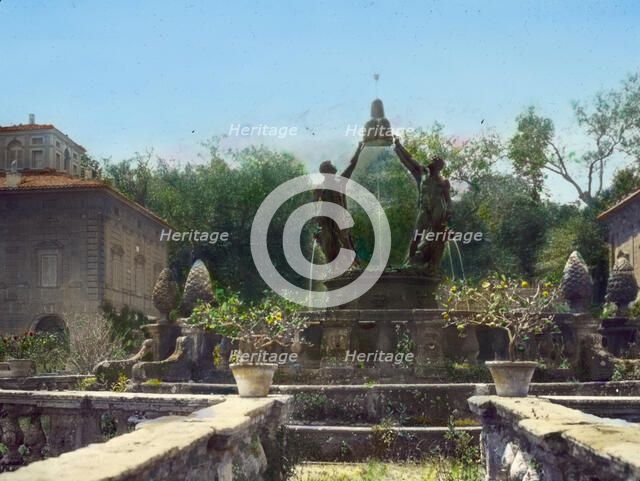 Villa Lante, Bagnaia, Lazio, Italy, 1925. Creator: Frances Benjamin Johnston.