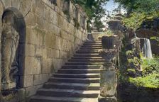 Villa Lante, Bagnaia, Lazio, Italy, 1925. Creator: Frances Benjamin Johnston
