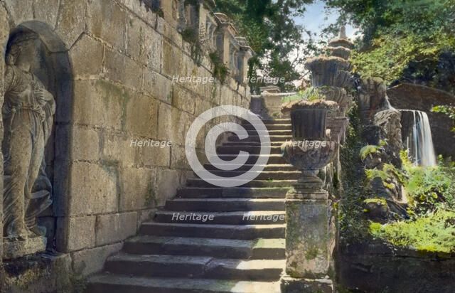Villa Lante, Bagnaia, Lazio, Italy, 1925. Creator: Frances Benjamin Johnston.