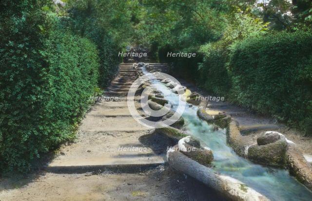 Villa Lante, Bagnaia, Lazio, Italy, 1925. Creator: Frances Benjamin Johnston.