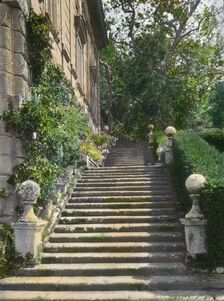 Villa Lante, Bagnaia, Lazio, Italy, 1925. Creator: Frances Benjamin Johnston