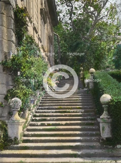 Villa Lante, Bagnaia, Lazio, Italy, 1925. Creator: Frances Benjamin Johnston.