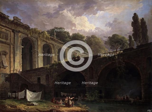 Villa Madama near Rome, 1767. Creator: Hubert Robert.