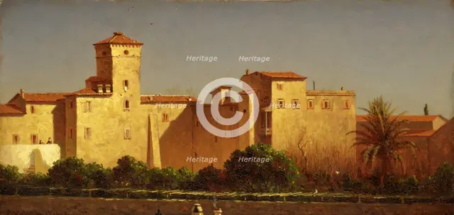 Villa Malta, Rome, 1879. Creator: Sanford Robinson Gifford.