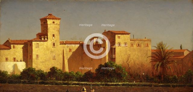 Villa Malta, Rome, 1879. Creator: Sanford Robinson Gifford.