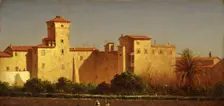 Villa Malta, Rome, 1879. Creator: Sanford Robinson Gifford
