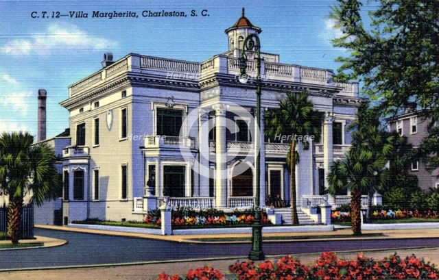 Villa Margherita, Charleston, South Carolina, USA, 1940. Artist: Unknown