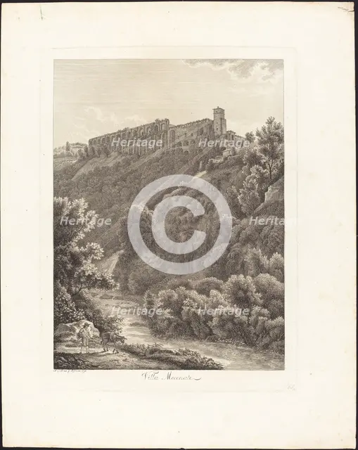 Villa Mecenate, 1798. Creator: Albert Christoph Dies.