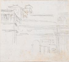 Villa Medici, probably c. 1754/1765. Creator: Hubert Robert