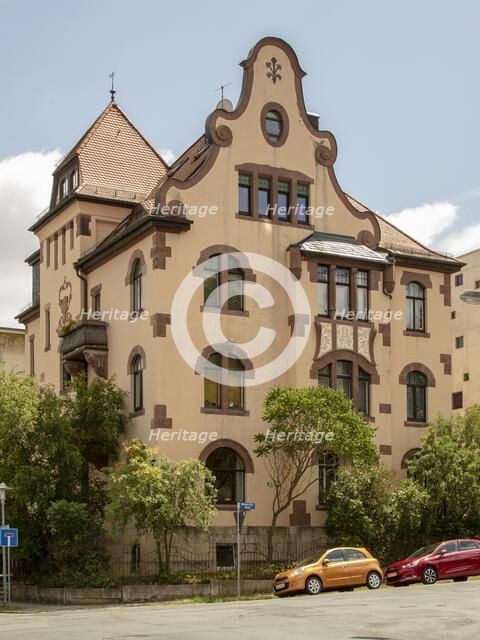 Villa Sommerling, Cranachestrasse 13, Weimar, Germany, (1901), 2018.  Artist: Alan John Ainsworth.