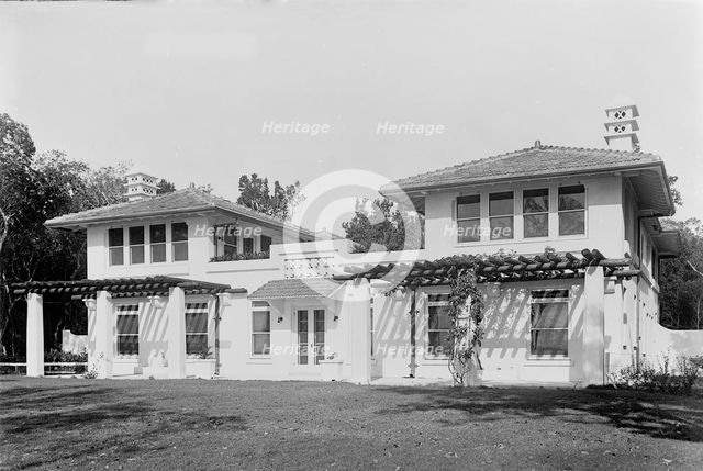 Villa Serena, winter home of William J. Bryan, Miami, Florida, between 1900 and 1920. Creator: Unknown.