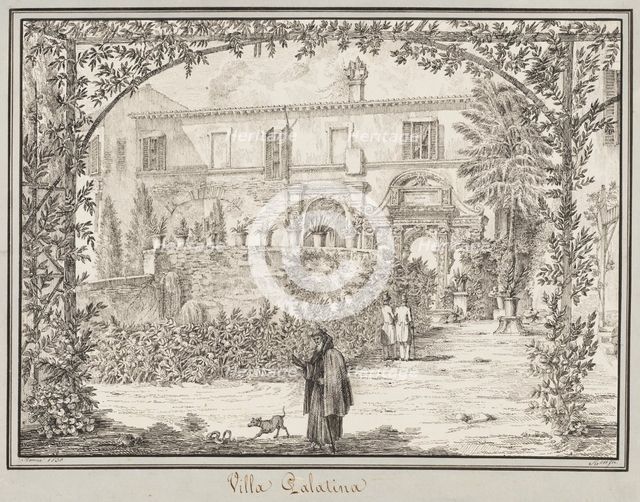 Villa Palatina, 1830. Creator: Peter Heinrich Lambert von Hess (German, 1792-1871).