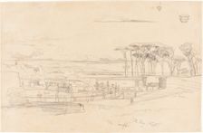 Villa Pamphili, 1840. Creator: Edward Lear