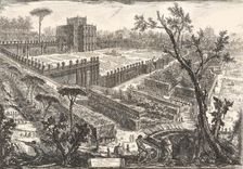 Villa Pamphili (Villa Panfili fuori di Porta S. Pancrazio), 1776. Creator: Piranesi, Giovanni Battista (1720-1778)