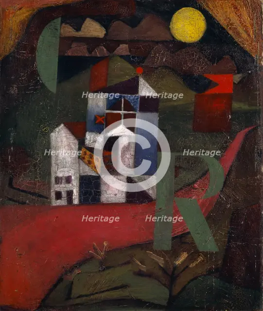 Villa R, 1919. Creator: Paul Klee.