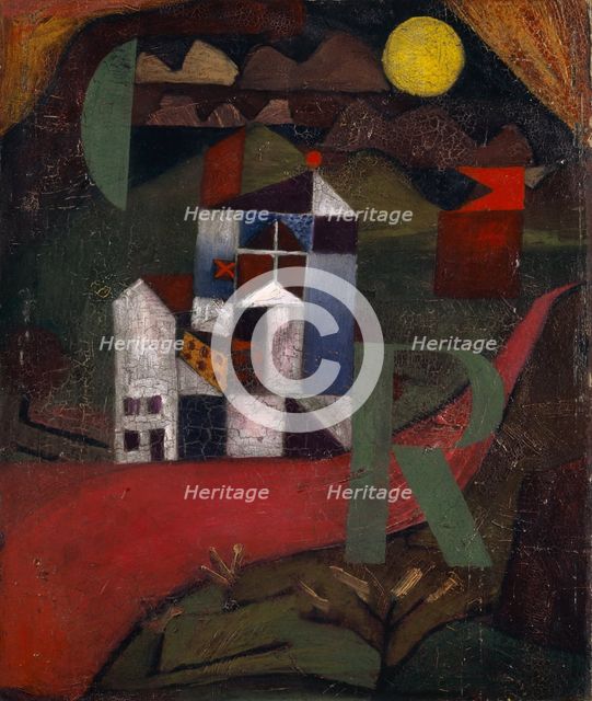 Villa R, 1919. Creator: Paul Klee.