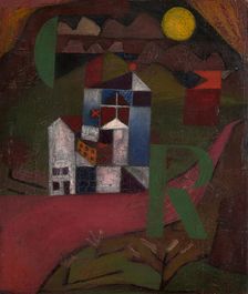 Villa R. House at the roadside, 1919. Creator: Klee, Paul (1879-1940)