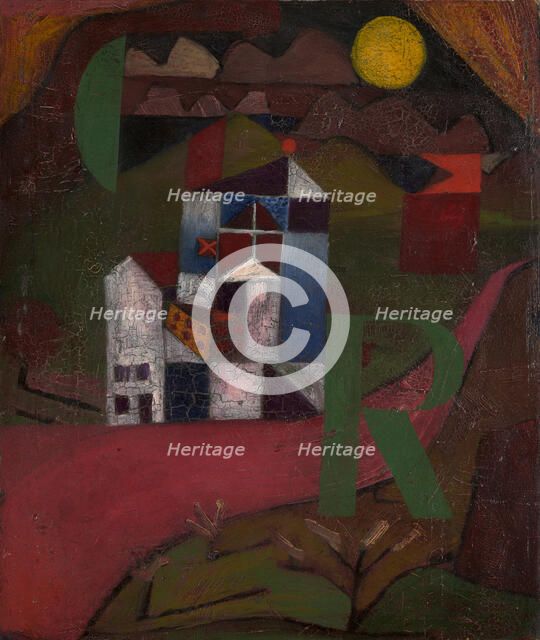 Villa R. House at the roadside, 1919. Creator: Klee, Paul (1879-1940).