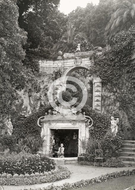 Villa Rolla-Rosazza, Genoa, Italy, 1925. Creator: Frances Benjamin Johnston.
