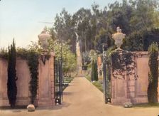 "Villa Rose," Joseph Donahoe Grant house, 2260 Redington Road, Hillsborough, California, 1917. Creator: Frances Benjamin Johnston