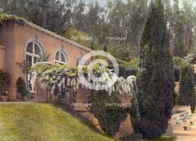 "Villa Rose," Joseph Donahoe Grant house, 2260 Redington Road, Hillsborough, California, 1917. Creator: Frances Benjamin Johnston.