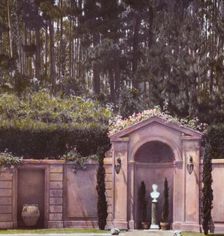 "Villa Rose," Joseph Donahoe Grant house, 2260 Redington Road, Hillsborough, California, 1917. Creator: Frances Benjamin Johnston