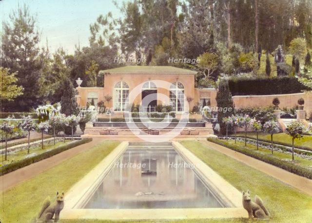 "Villa Rose," Joseph Donahoe Grant house, 2260 Redington Road, Hillsborough, California, 1917. Creator: Frances Benjamin Johnston.