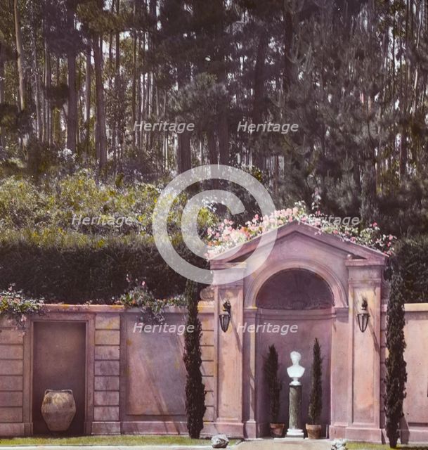 "Villa Rose," Joseph Donahoe Grant house, 2260 Redington Road, Hillsborough, California, 1917. Creator: Frances Benjamin Johnston.