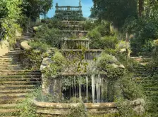 Villa Torlonia, Frascati, Lazio, Italy, 1925. Creator: Frances Benjamin Johnston