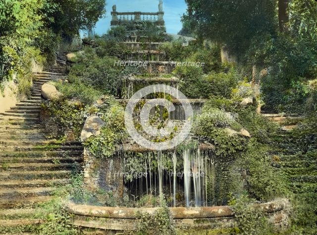 Villa Torlonia, Frascati, Lazio, Italy, 1925. Creator: Frances Benjamin Johnston.