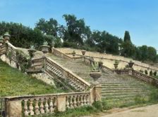 Villa Torlonia, Frascati, Lazio, Italy, 1925. Creator: Frances Benjamin Johnston