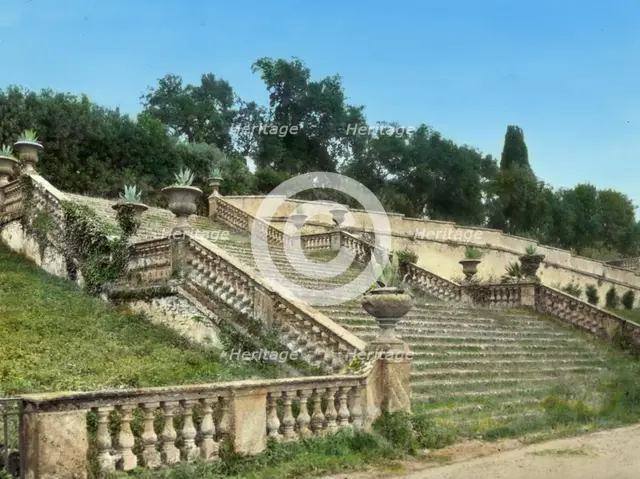 Villa Torlonia, Frascati, Lazio, Italy, 1925. Creator: Frances Benjamin Johnston.