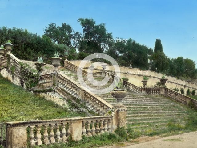 Villa Torlonia, Frascati, Lazio, Italy, 1925. Creator: Frances Benjamin Johnston.