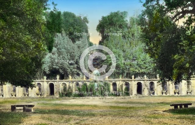 Villa Torlonia, Frascati, Lazio, Italy, 1925. Creator: Frances Benjamin Johnston.