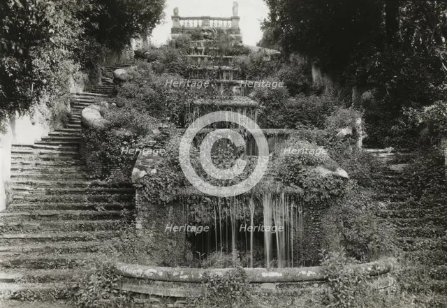 Villa Torlonia, Frascati, Lazio, Italy, 1925. Creator: Frances Benjamin Johnston.