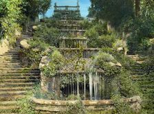 Villa Torlonia, Frascati, Lazio, Italy, 1925. Creator: Frances Benjamin Johnston