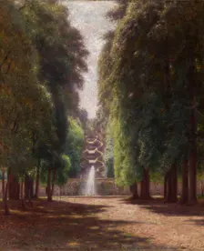 Villa Torlonia in Frascati, 1895. Creator: Aleksander Gierymski