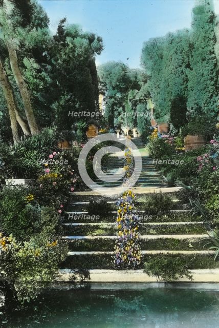 Villa Torre Clementina, Louis Antoine Stern house, Avenue Impe´ratrice Euge´nie..., France, 1925. Creator: Frances Benjamin Johnston.