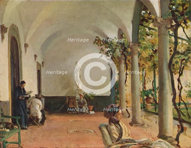 'Villa Torre Galli The Loggia', 1910. Artist: John Singer Sargent.