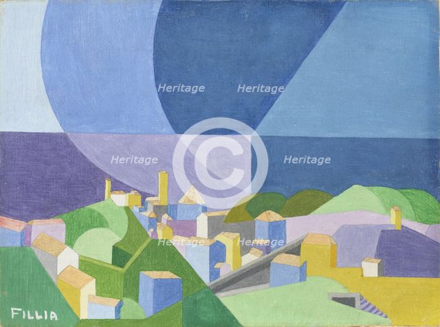 Village, 1926. Creator: Fillia, (Luigi Colombo) (1904-1936).