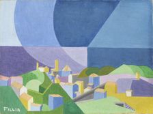 Village, 1926. Creator: Fillia, (Luigi Colombo) (1904-1936)