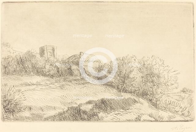 Village (Un village). Creator: Alphonse Legros.