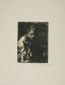 Village Violinist, 1904. Creator: Anders Leonard Zorn