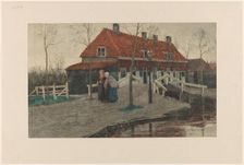 Village view, 1872. Creator: Theodorus Ludovicus Mesker