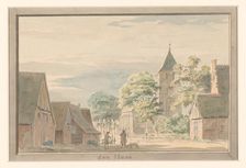 Village view of Den Ham in Overijssel, 1761. Creator: Anon