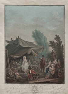 Village Wedding, 1785. Creator: Charles-Melchior Descourtis (French, 1753-1820)
