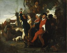 Village Wedding Procession, c1616-1618. Creator: Liss, Johann (1597-1631)